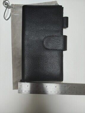 Moterm Black Pebbled Leather Hobonichi Cover